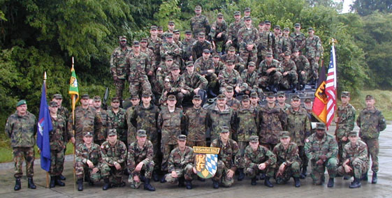 Austauschkontingent New-York-Army-National-Guard mit Ausbildern des HSchBtl 862